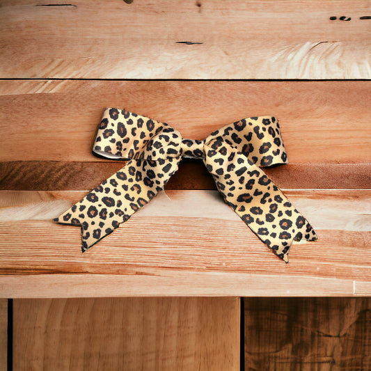 Leopard Print Monogram Hair Bows!! Hairbow!!