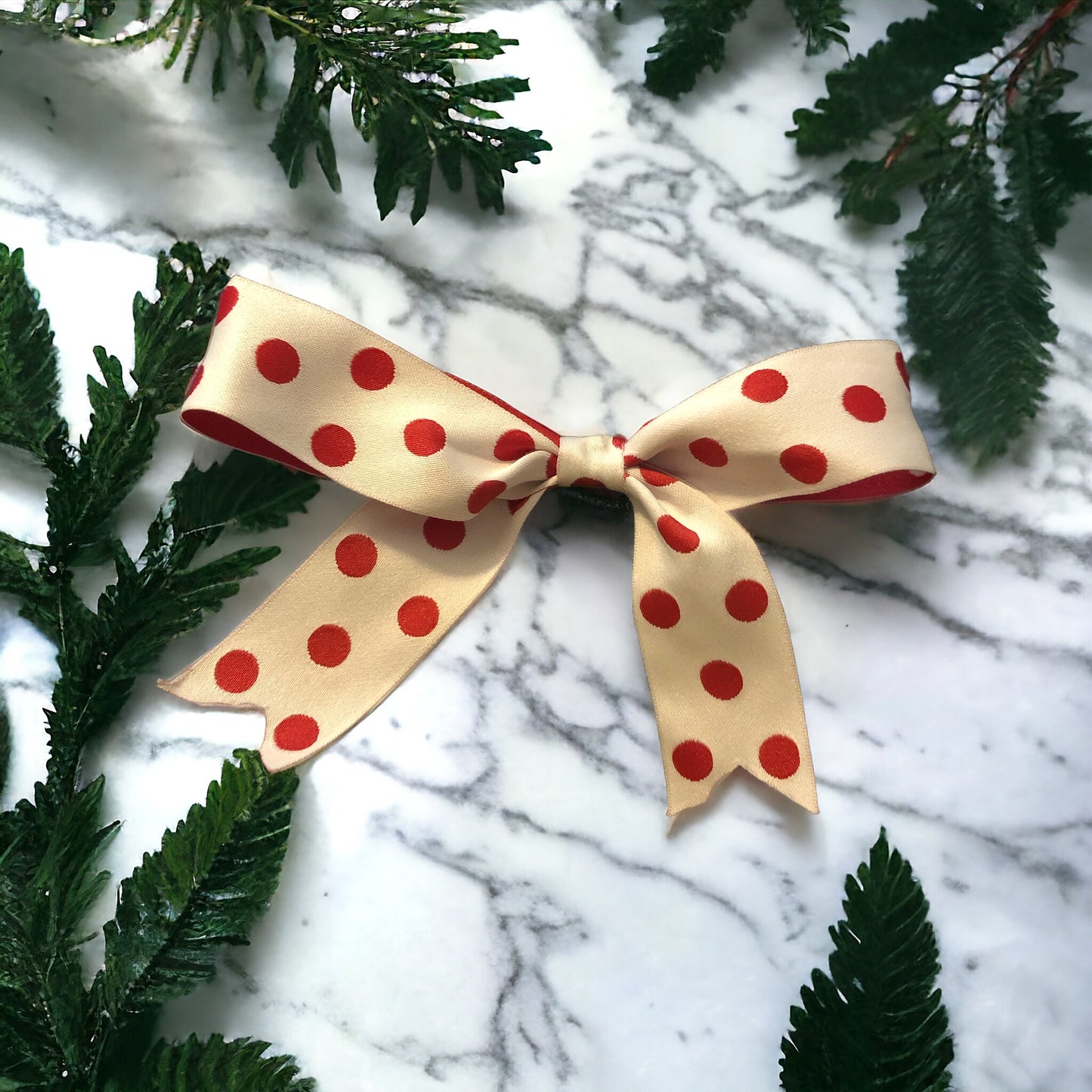 White with Red Polka Dots Monogram Hair Bows!! Hairbow!!