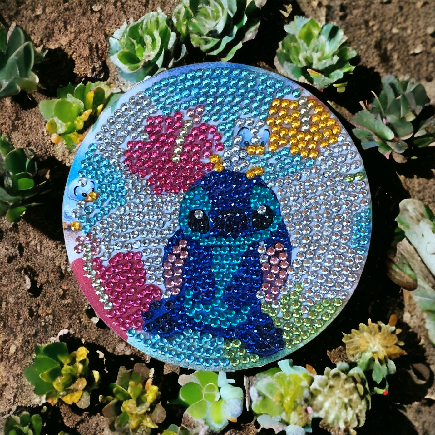 Stitch with Ducks 5D Coaster!! Coaster!!