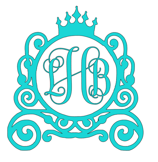 Carriage Monograms!! Monogram Carriage Decals!! Personalize Everything With Your Monogram!! Vinyl!! Decals!! Multiple Sizes!!